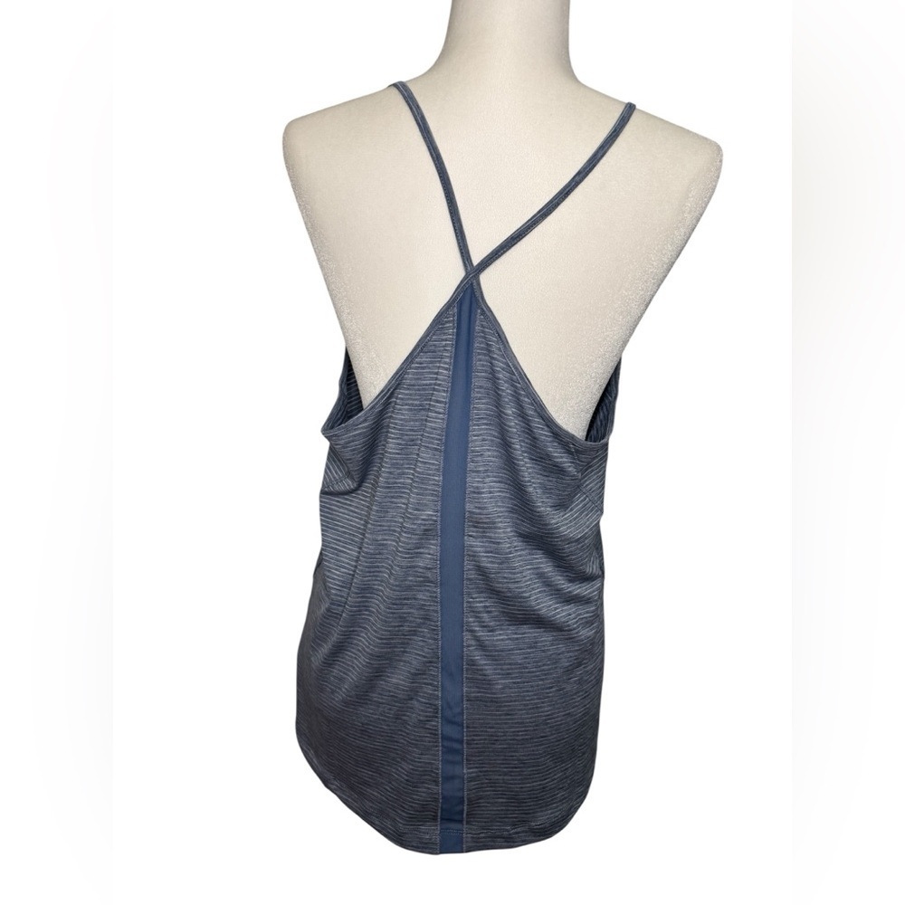 ASICS Striped Racerback Athletic Tank Top - Picture 2 of 3